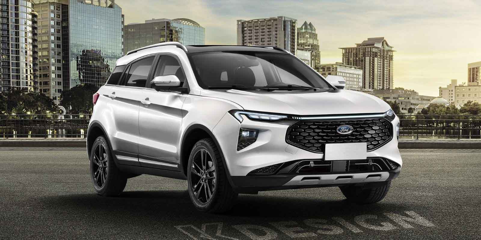 Ford C-SUV Rendered 2