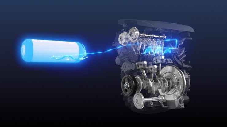 Toyota hydrogen internal combustion engine