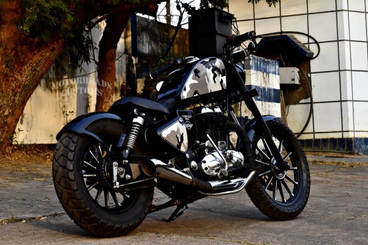 Viserion 350 modified Royal Enfield 4