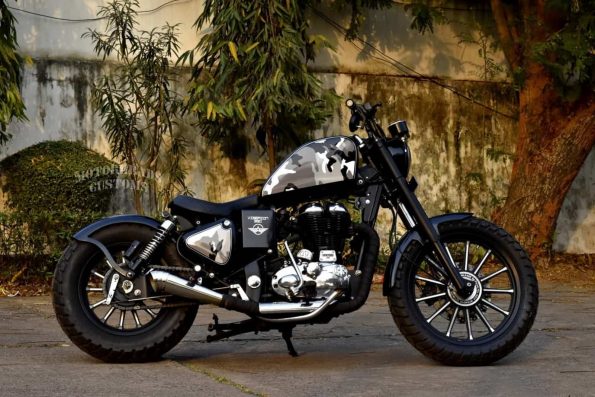 Check Out This Lovely Custom Royal Enfield Classic 350-Based Bobber