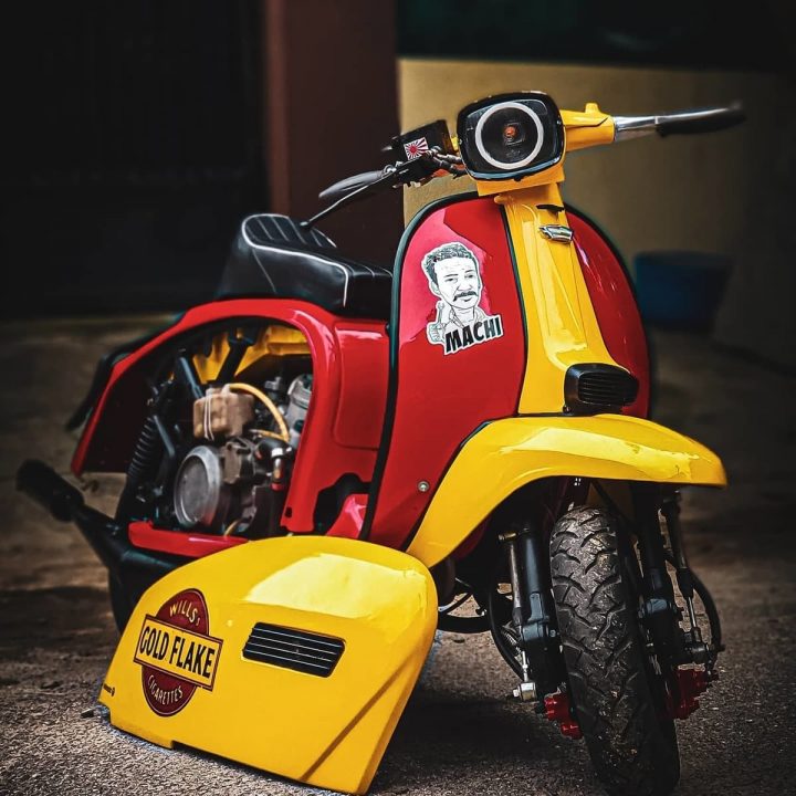 This Lovely Custom Lambretta Is Powered By A 65BHP 350cc Engine!