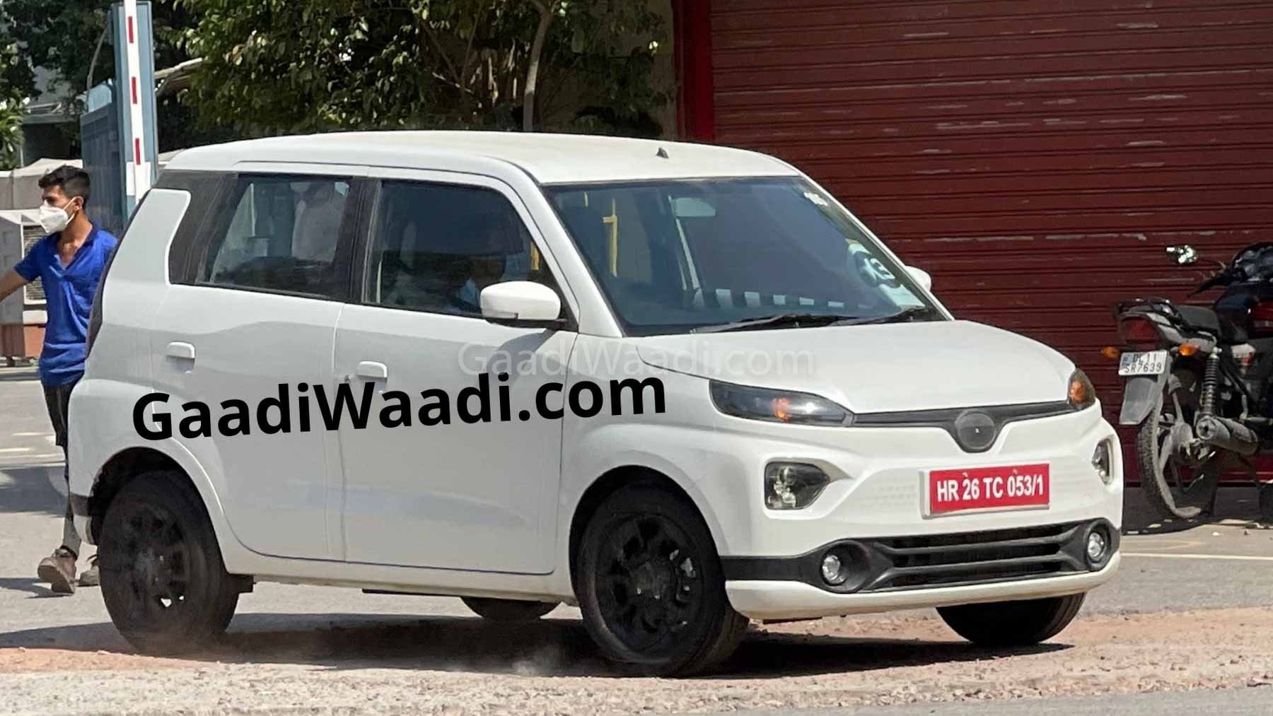 Wagon R Electric Hatchback Spied Testing Again In India