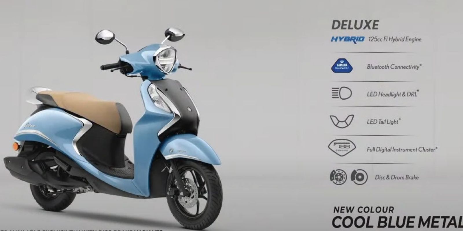 2021 Yamaha Fascino 125 Fi Hybrid With Bluetooth 4