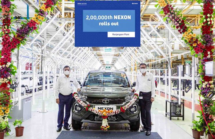 Tata Nexon rolls out 200000th nexon