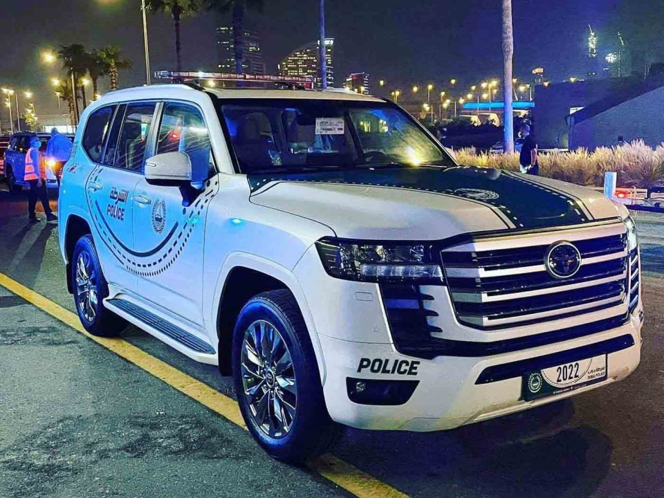 New Toyota Land Cruiser 300 Added To Dubai Police Fleet