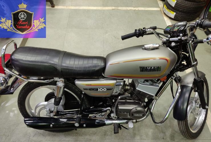 modified Yamaha RX 100 by Ravi Yamaha 1