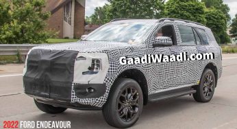 2022 Ford Endeavour Spied Again On Test, Clearest Spy Shots Yet