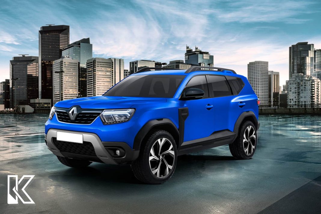 Dacia Bigster Renault Duster 7-seater rendering front