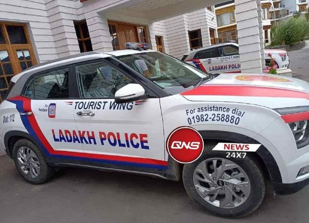 Hyundai Creta Ladakh Police Front 3 Quarters