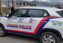 Hyundai Creta Ladakh Police Rear 3 Quarters