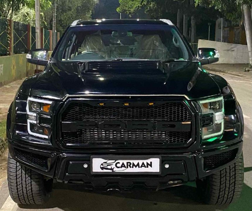 Modified Ford Endeavour f-150 Raptor Conversion Front View