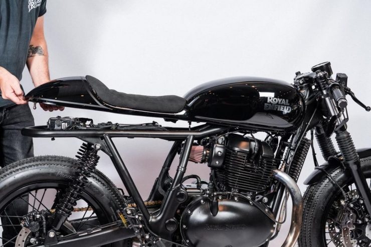 Royal Enfield Continental GT650 modified STG Tracker 6