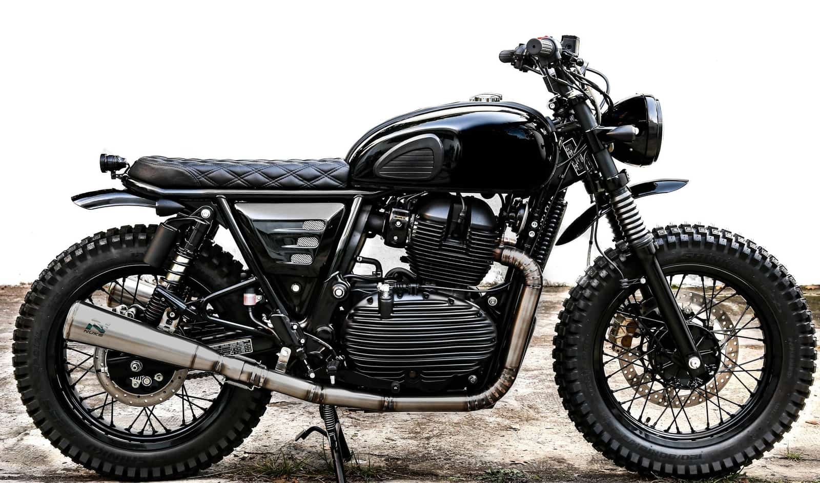 This Royal Enfield 650 Scrambler Project Is A Custom-Built Beauty