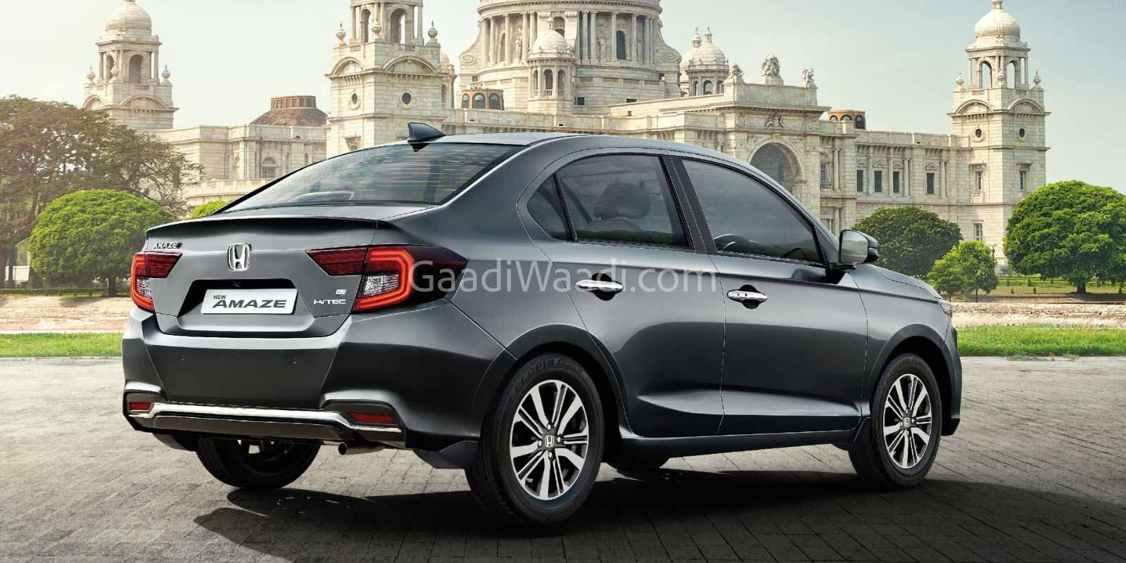 2021 Honda Amaze Facelift Launched; Priced From Rs. 7.16 Lakh