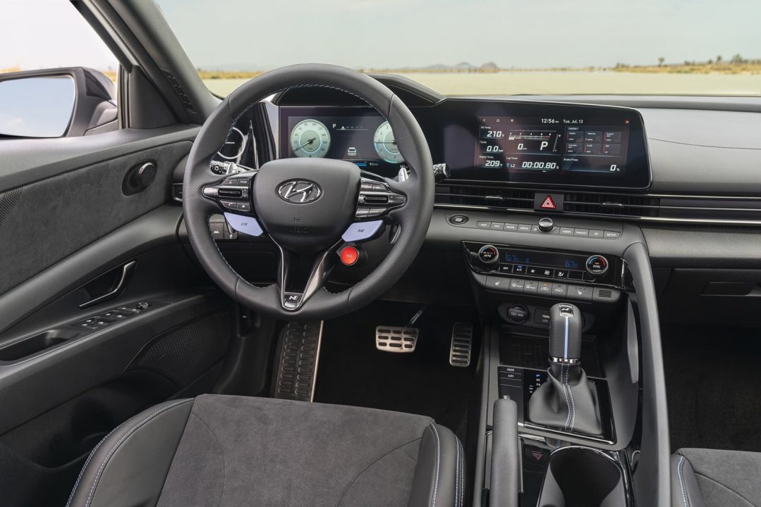 2022 Hyundai Elantra N US-spec interior