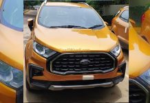 Ford EcoSport facelift spotted feature