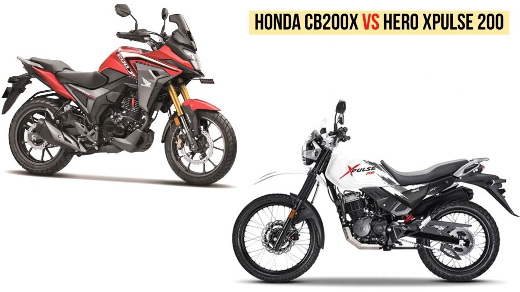 Honda CB200X VS Hero Xpulse 200