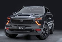 Hyundai Creta Dark Edition rendering
