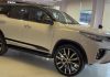 modified Toyota Fortuner exterior 24 inch wheels