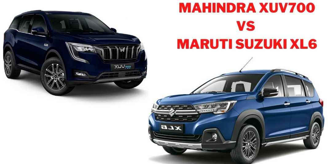 MAHINDRA XUV700 VS MARUTI SUZUKI XL6