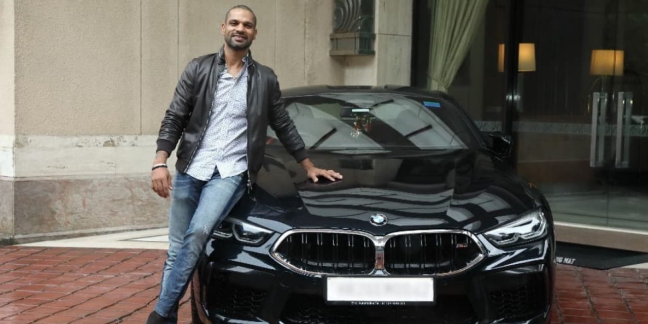 Shikhar Dhawan BMW M8 Coupe