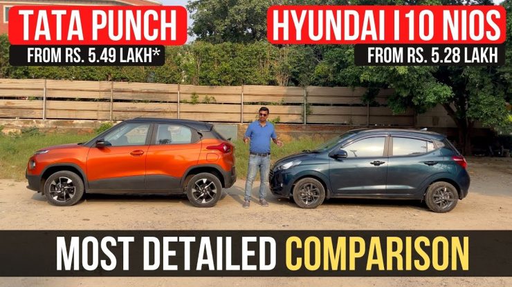 Tata Punch Vs Hyundai Grand i10 Nios – Detailed Video Comparison