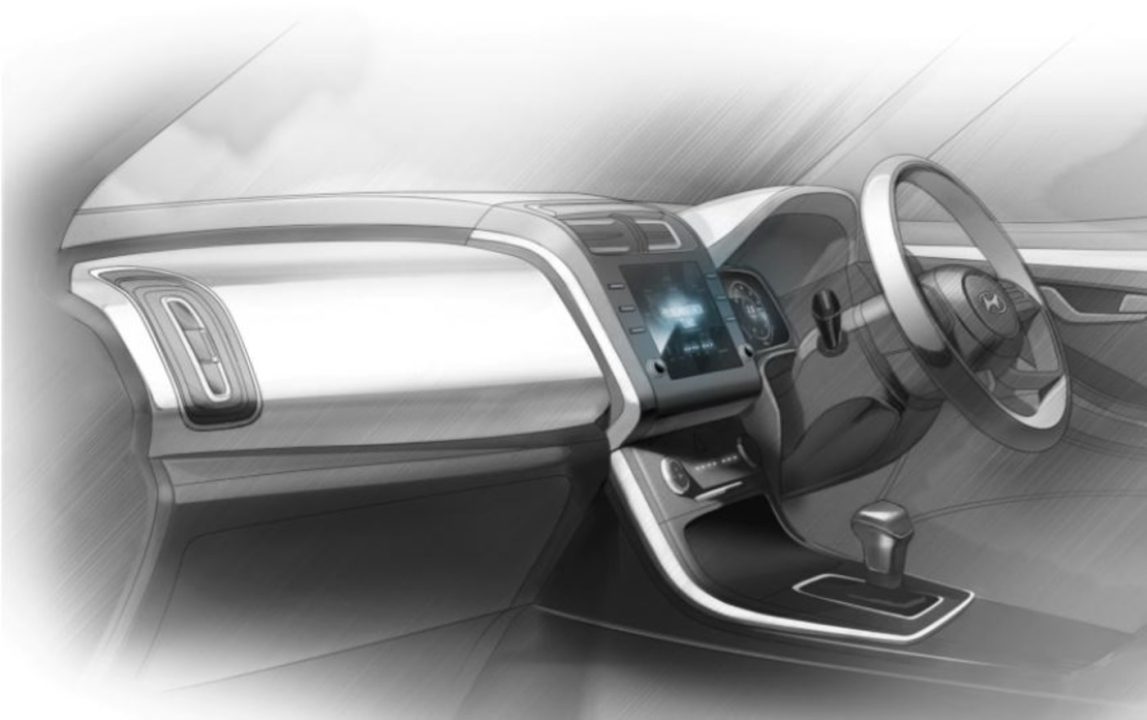 2022 Hyundai Creta facelift interior sketch