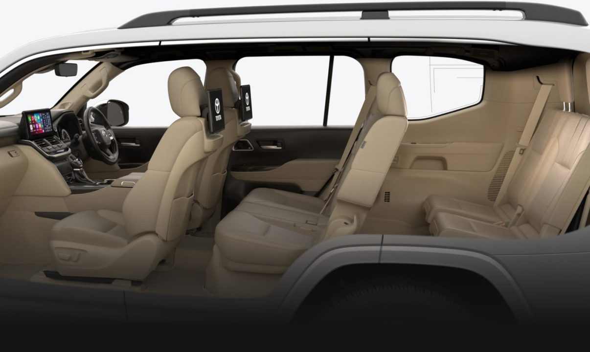 Toyota Land Cruiser 300 cutaway interior