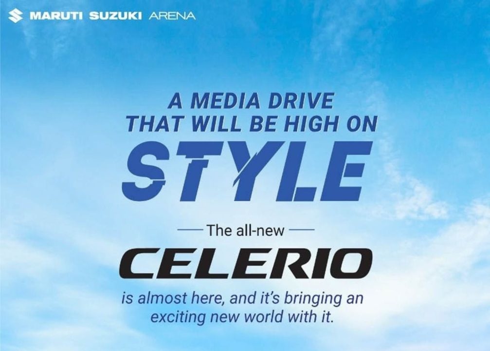 next-gen Maruti Suzuki Celerio media invite