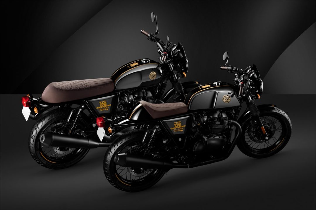 RE Continental GT650 and Interceptor 650 120 anniversary edition