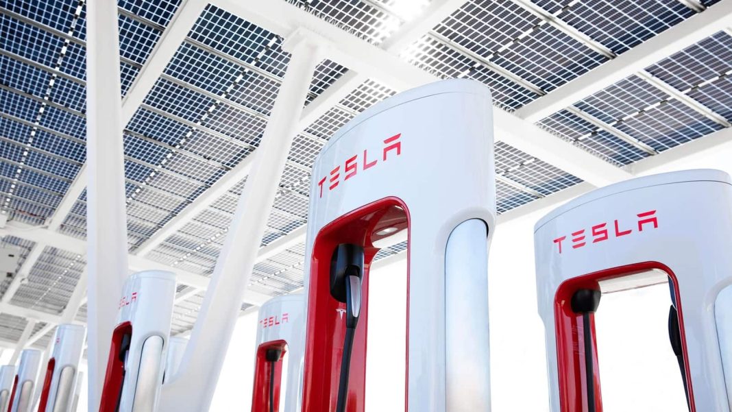 Tesla supercharger wallpaper
