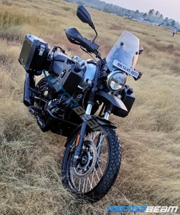 Upcoming Yezdi adventure motorcycle spied undisguised img2