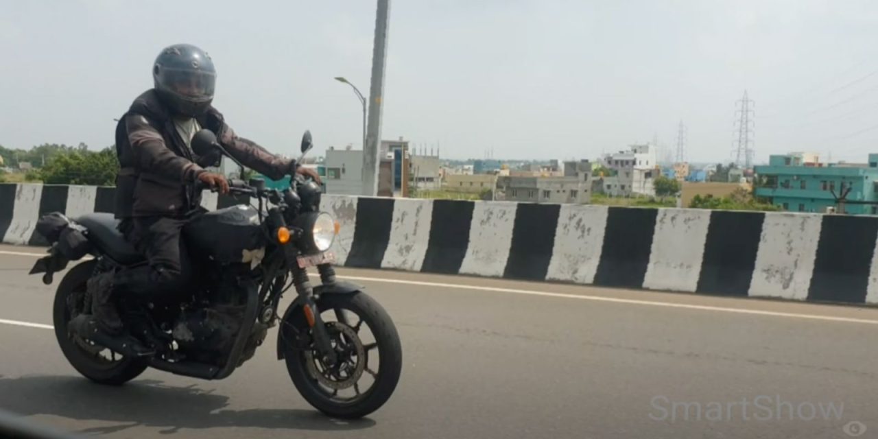 royal enfield hunter 2022 spied 1