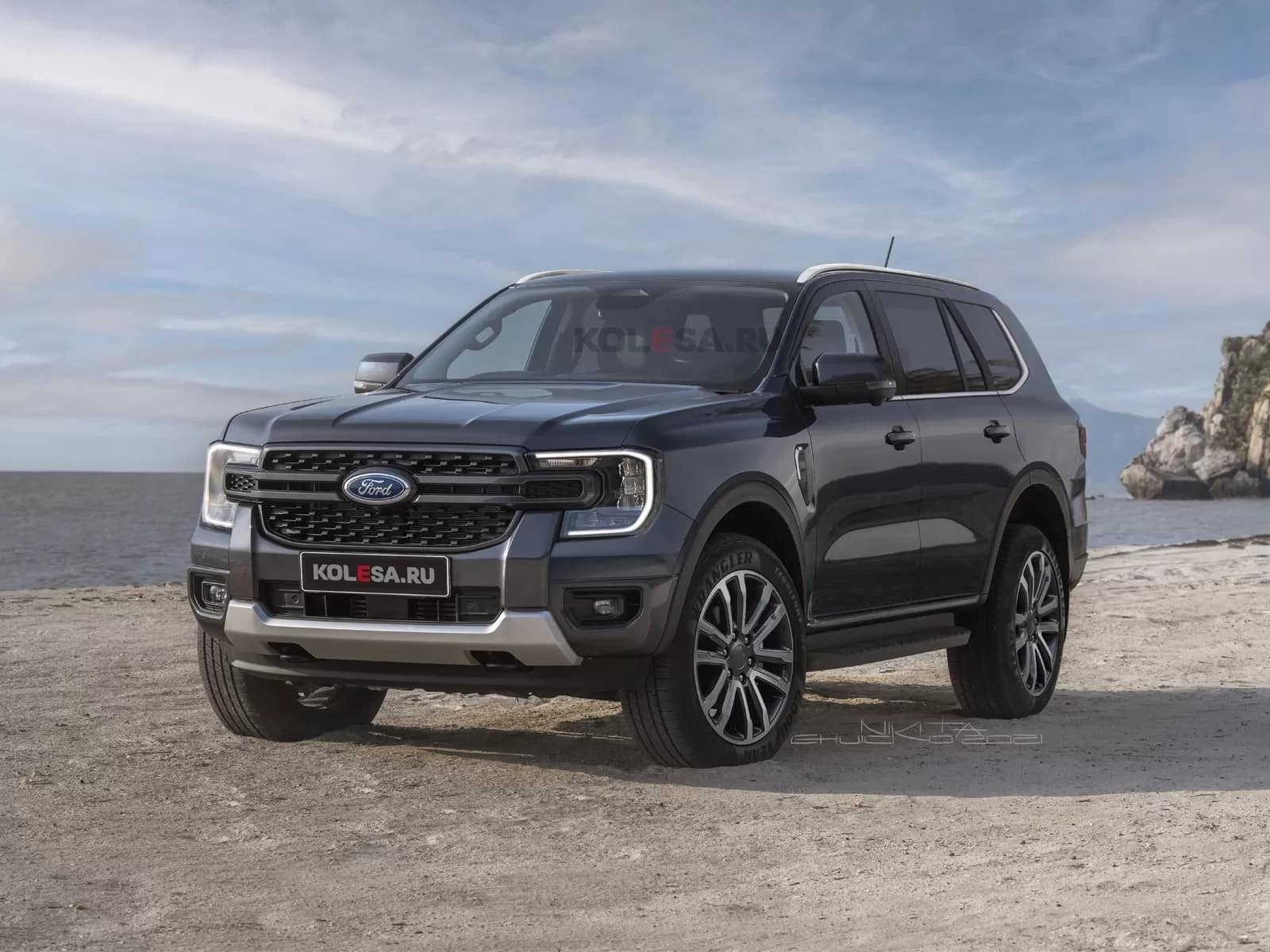 2022 Ford Everest (Endeavour) Rendered Digitally In Manufacturing Avatar