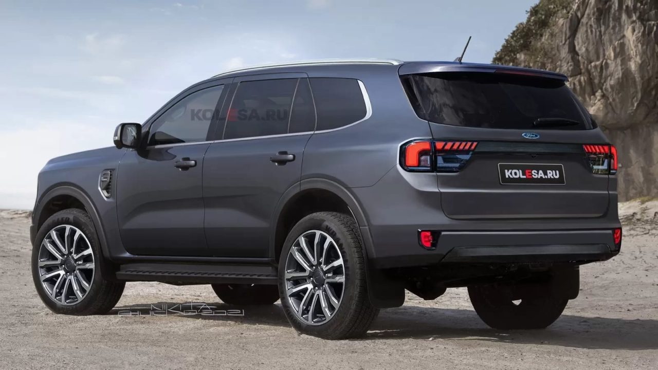 2022 Ford Everest Endeavour Rendered Digitally In Production Avatar