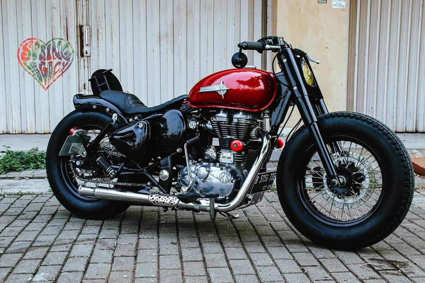 This Badass Bobber Is Actually A Royal Enfield Classic 500