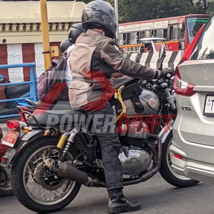 Royal Enfield Interceptor spotted with changes