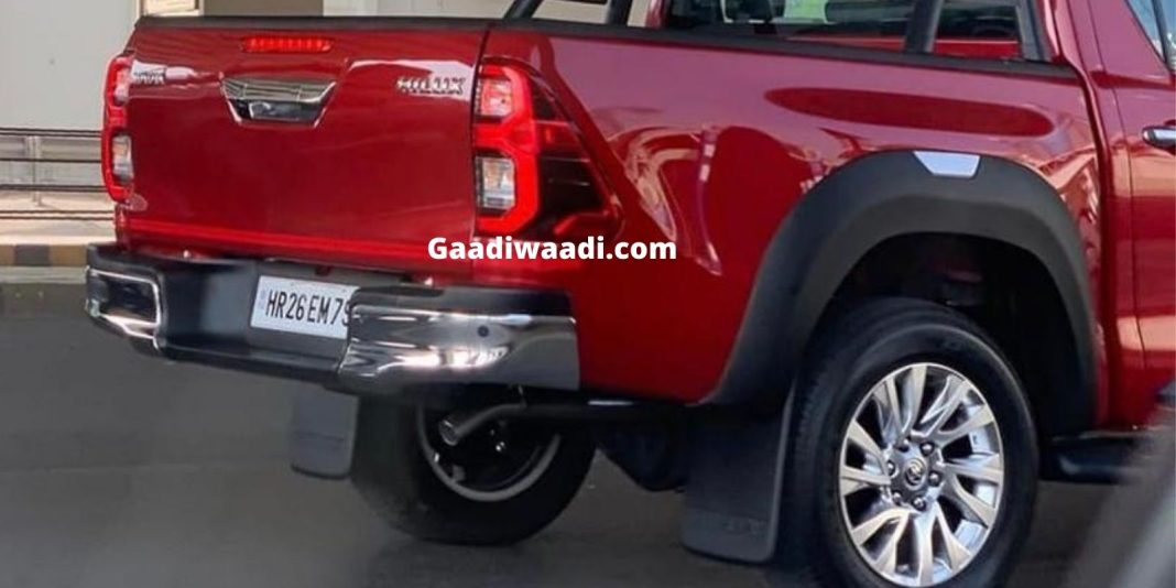 toyota hilux spied india