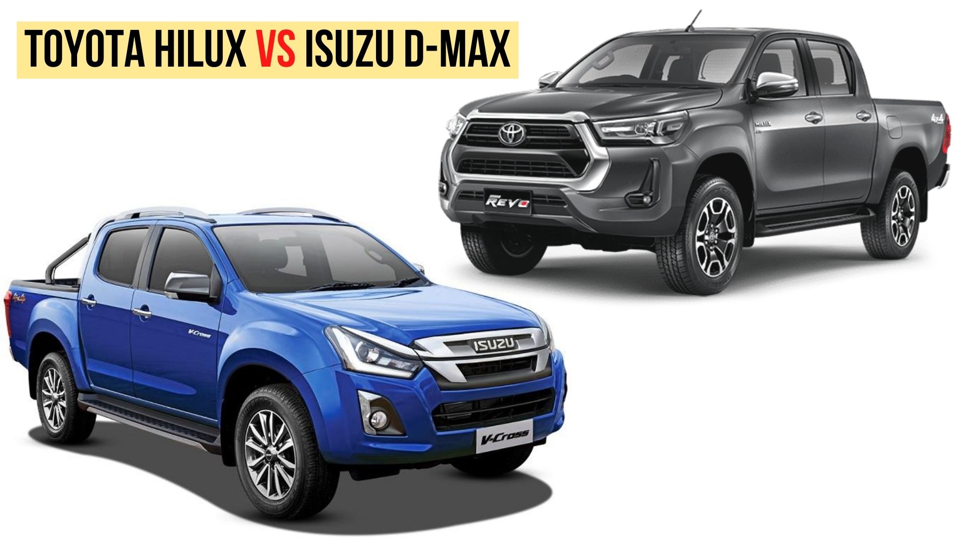 Toyota Hilux Vs Isuzu DMax Detailed Specs Comparison