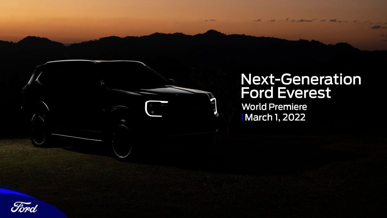 New-Gen Ford Endeavour (Everest) To Debut On March 1; Teased Again