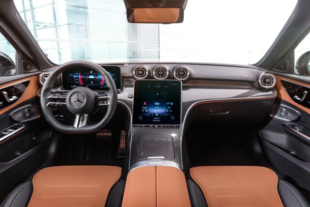2022 Mercedes Benz C Class interior dashboard