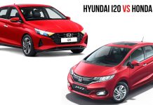 Hyundai i20 vs honda jazz