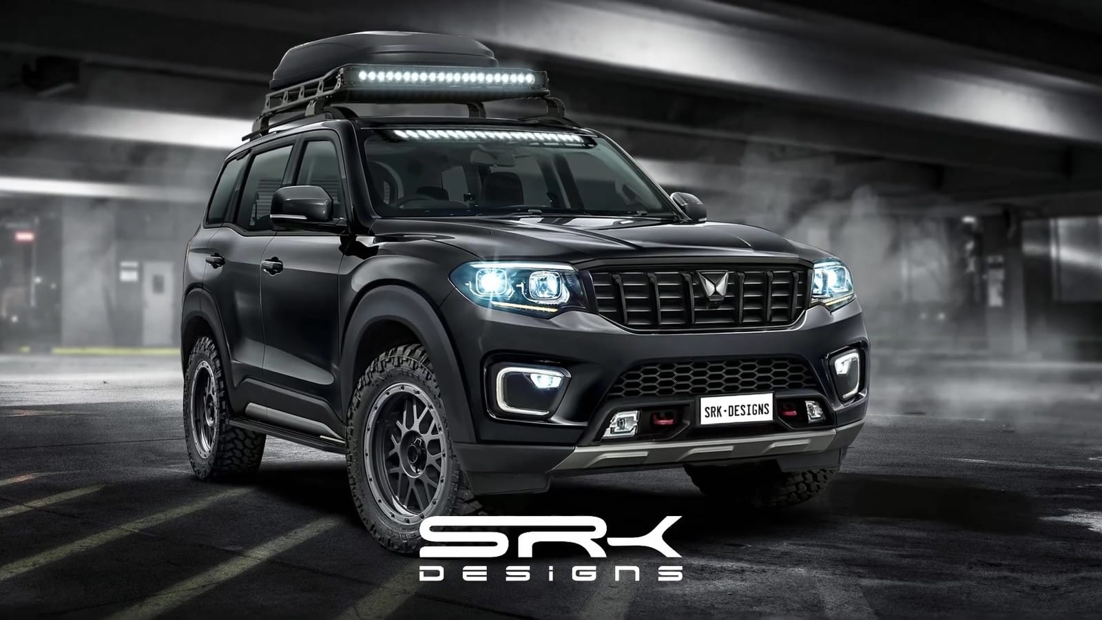 Mahindra Scorpio-N ‘Black Edition’ dirancang ulang secara digital dengan mod off-road