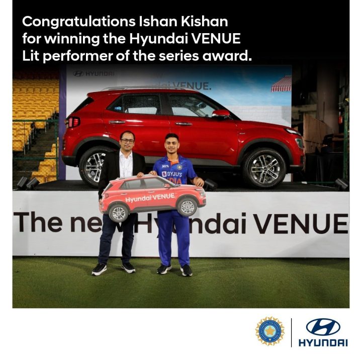 Hyundai Venue Ishan Kishan