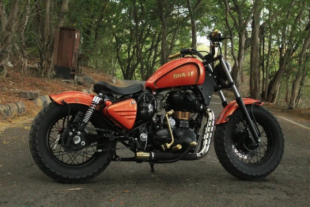RE Classic 500 bobber Maratha Motorcycles img3