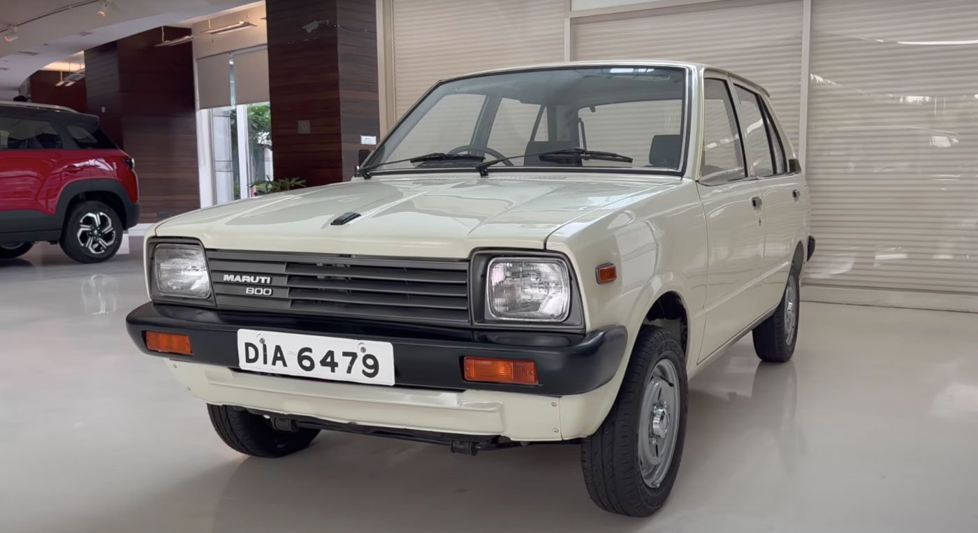 Here Is India's First Maruti 800 Restored To Its Glory