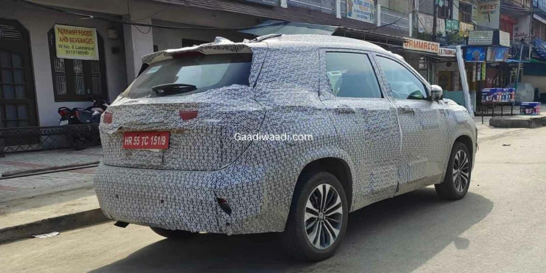 2022 MG Hector Facelift Spied
