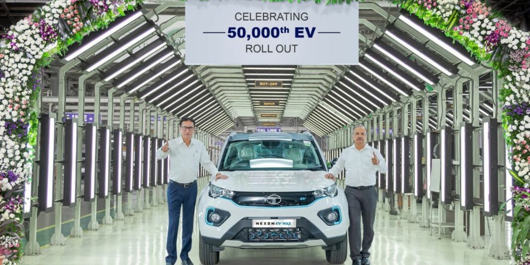 Tata Nexon EV 50,000th Roll Out