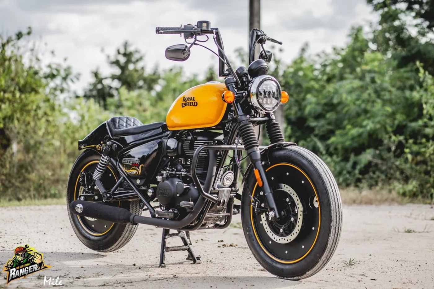 This Modified Royal Enfield Meteor 350 Flaunts Classic Japan-Style ...