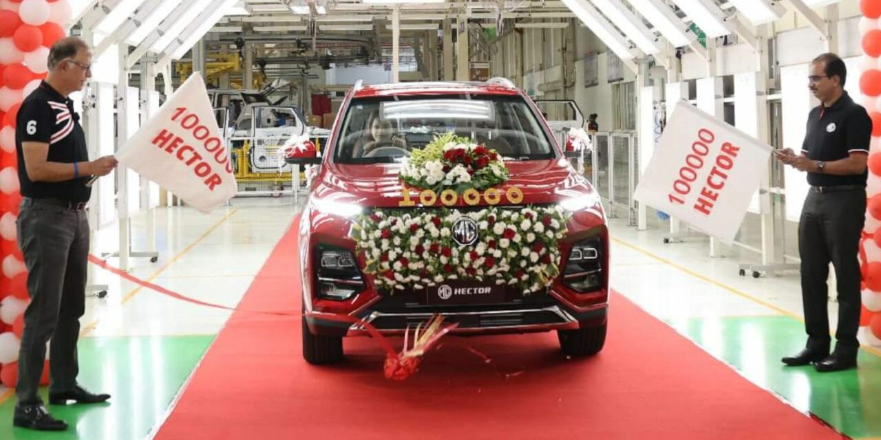 2023 MG Hector Facelift Production 1